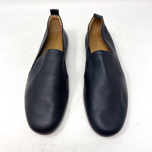 NIB Everlane The Leather Slip On Black Genuine Leather Loafer Size 10.5 - Picture 4 of 7